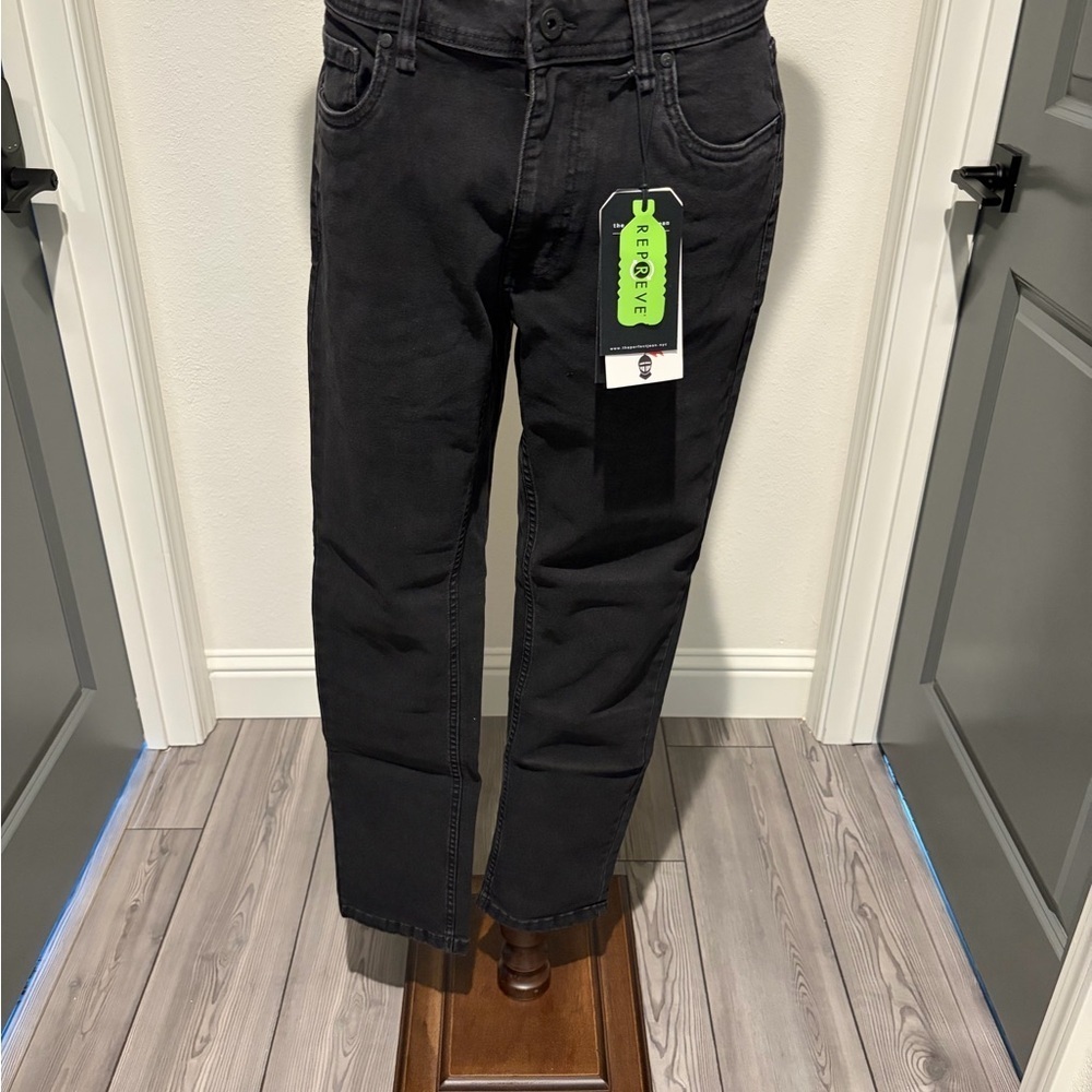 The Perfect Jean NYC Men's Black Skinny Fit Stretch Jeans NWT 34x30